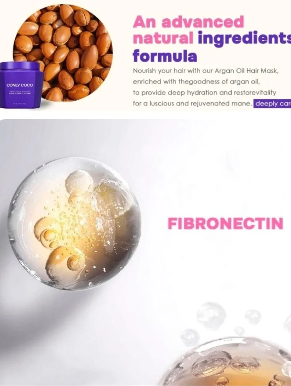 Conly Coco Hair Conditioner - Smoothing & Repairing